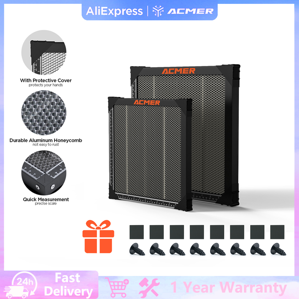 ACMER E10 ハニカム作業テーブルユニバーサルハニカムベッドデスクトップ保護排煙レーザー彫刻機