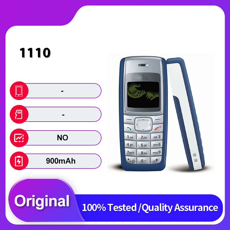 オリジナルロック解除 1110 シングル Sim GSM 900/1800 スピーカー携帯電話ロシア語アラビア語ヘブライ語キーボードフィンランド製