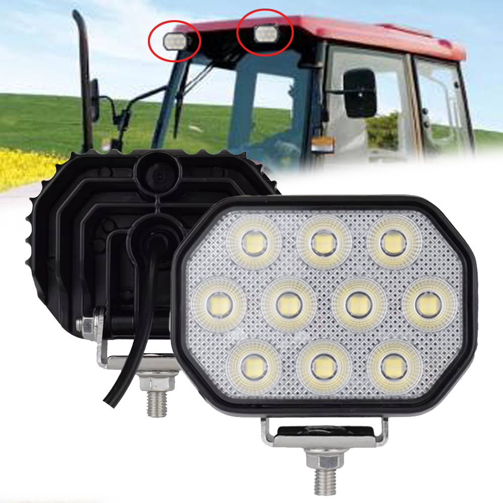 JALN7 高品質ホワイトフラッド LED ワーク 7500LM ドライビングヘッドブレーキライトトラック車 SUV オフロード ATV UTV バス 12-24V