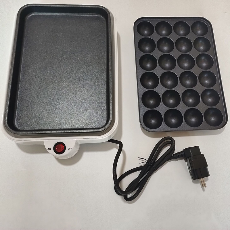 220V ちびまる子焼き機家庭用電気たこ焼きメーカーたこ焼きグリルパンプロの調理ツール