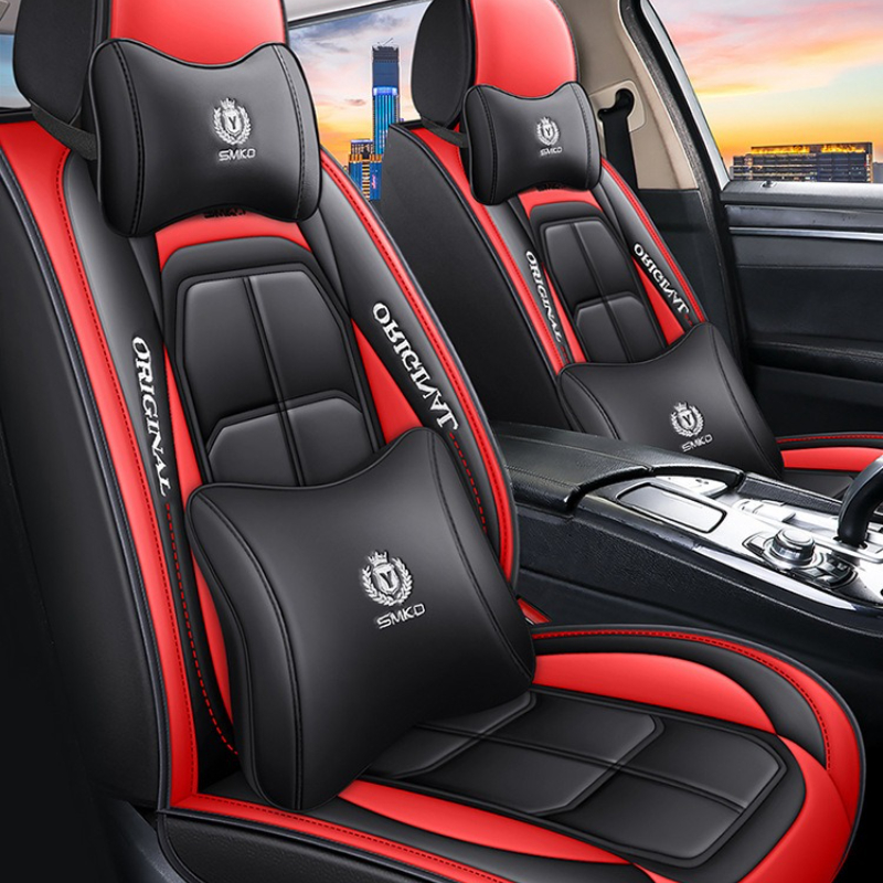ユニバーサル発売中通気性フルレザーカーシートクッションゴルフ 4 5 6 BMW F10 F11 G30 プジョー 207 206 MG4