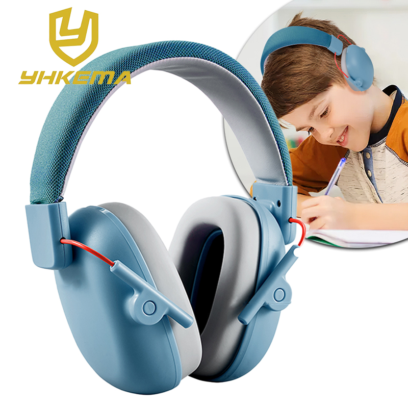 YHKEMA 子供用ノイズキャンセリングヘッドフォン SNR 27dB 安全ノイズリダクションイヤーマフ 自閉症感覚用