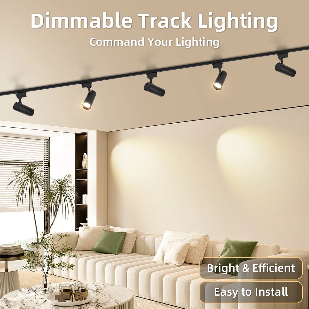 調光可能な Led トラックライト 180 V-260 V スポットライト 20 ワット天井スポット Led 屋内レール照明リビングルームの装飾アルミトラックランプ