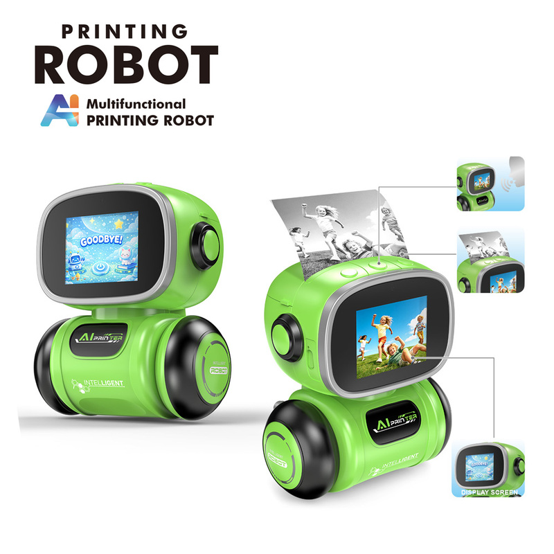 新しい Ai インテリジェント絵画ロボット Ai 音声プリンタ Yitoy 高精細カラースクリーンロボット玩具はギフトとして与えることができます