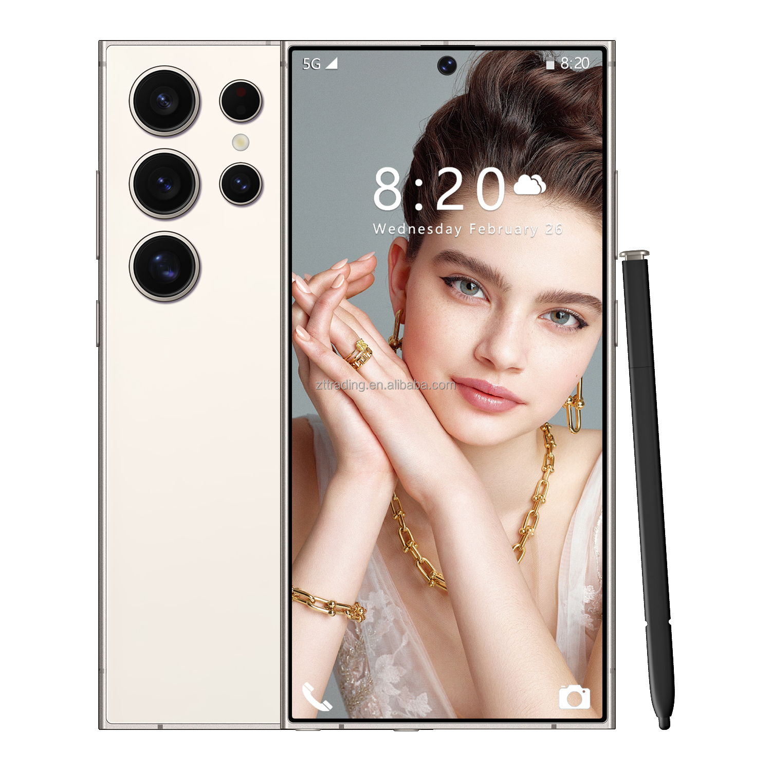 オリジナル S24 ウルトラ 7.3 インチ大画面スマートフォン 16 ギガバイト + 1 テラバイトロック解除クローン電話 5 グラムネットワークデュアル Sim アンドロイド 13 携帯電話