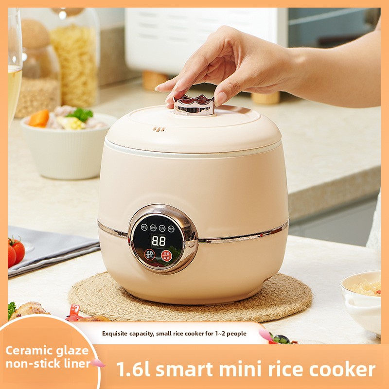 110V ミニ炊飯器 1.6L ホームキッチン家電クマ 1 〜 2 人電気圧力鍋蒸し器鍋鍋フライパン