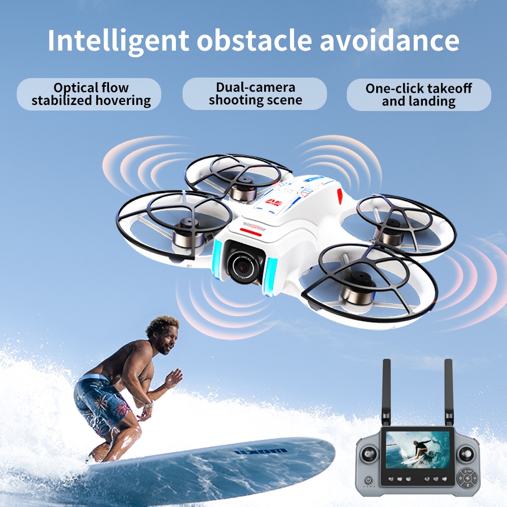 2026 AE21 Max Drone AI Clip Professional HD 360° Dual Camera Screen Remote Control Brushless Motor Obstacle Avoidance Quadcopter
