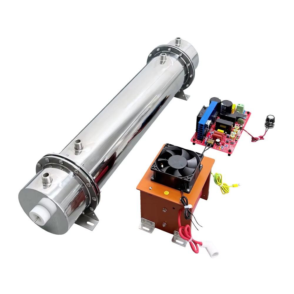 CE FCC Rosh Passed 100g/h Water Cooled Ozone Generator Industrial Ozonator for Water Treatment Air Purification
