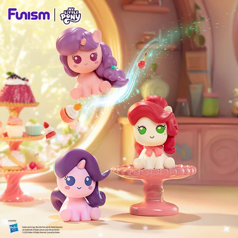 FUNISM リトルポニートモダチは魔法シリーズ魔法瓶シリーズブラインドボックスフィギュアアクションおもちゃフィギュア誕生日ギフト子供のおもちゃ