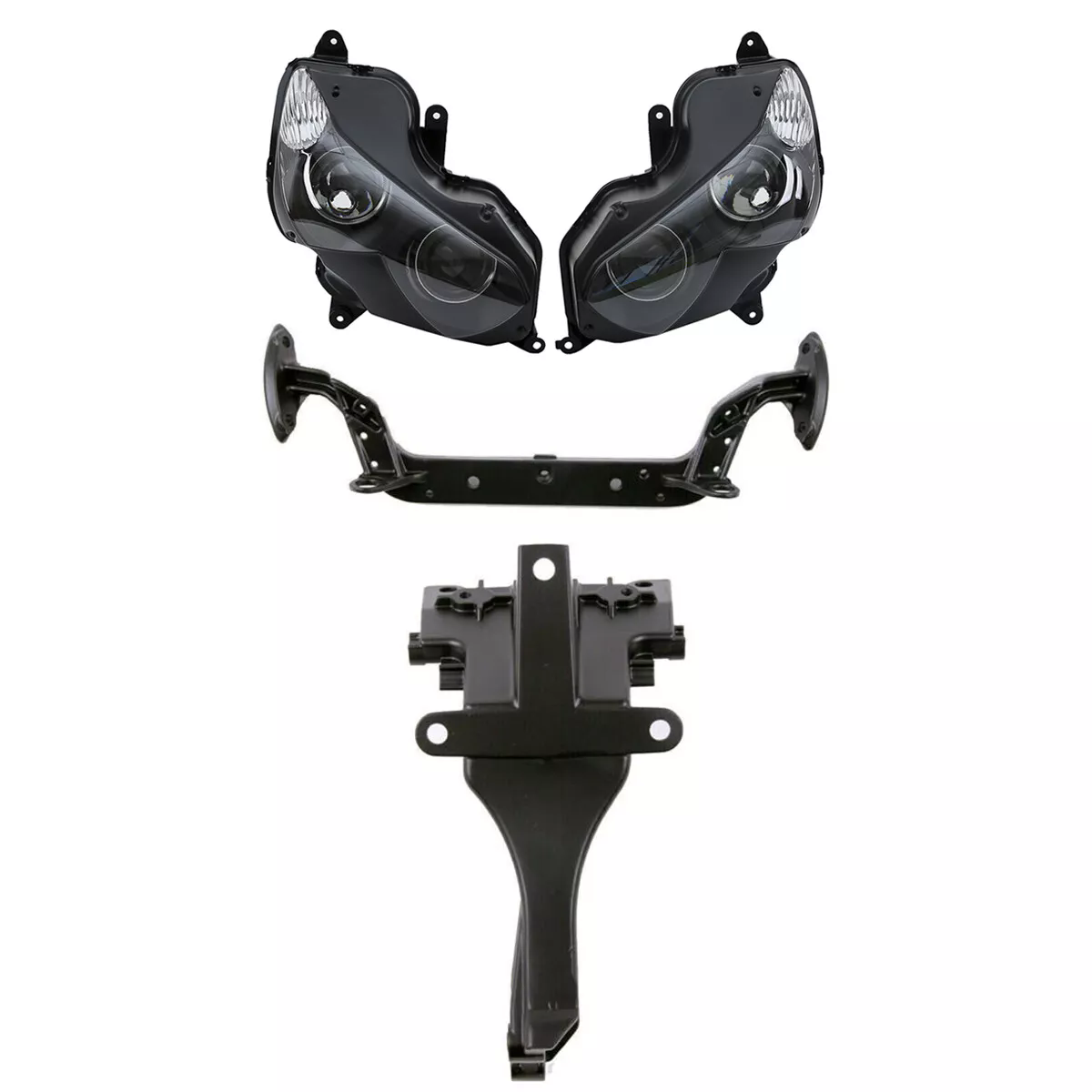 オートバイフロントヘッドライトランプフェアリングステーブラケットカワサキニンジャ ZX14R ZX 14R 2012-2023