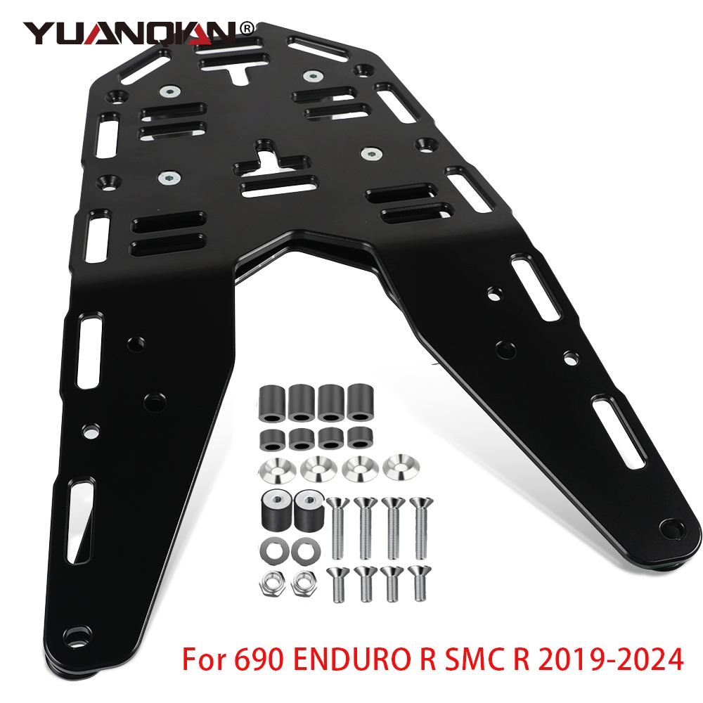For 690 Enduro R SMC R 2019-2023 2022 2021 2020 Motorcycle Aluminum Rear Luggage Rack Cargo Rack 690ENDURO R 690SMC R 2008-2018