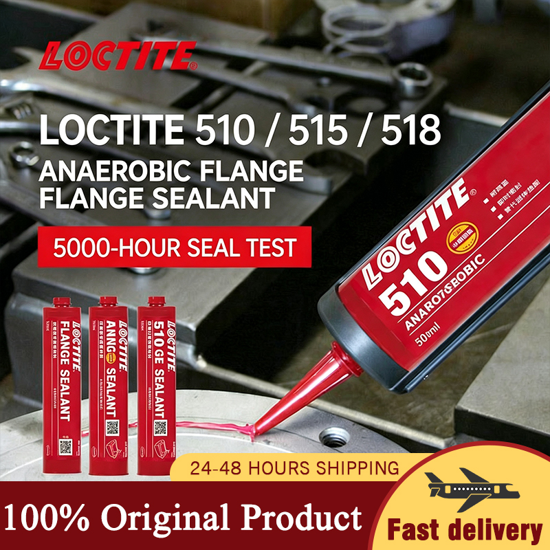 オリジナル Loctite 518 510 515 ガスケットメーカーフランジシーラント嫌気性接着剤柔軟なガスケット材料剛性フランジ用