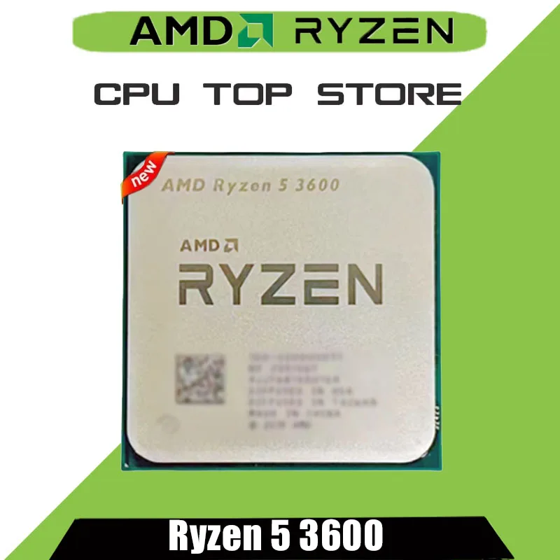 2026 新しい AMD Ryzen 5 3600 トレイ CPU 6C12T 4.4GHz ロック解除ソケット AM4 デスクトップ ゲーム プロセッサ (リテール ボックスなし)