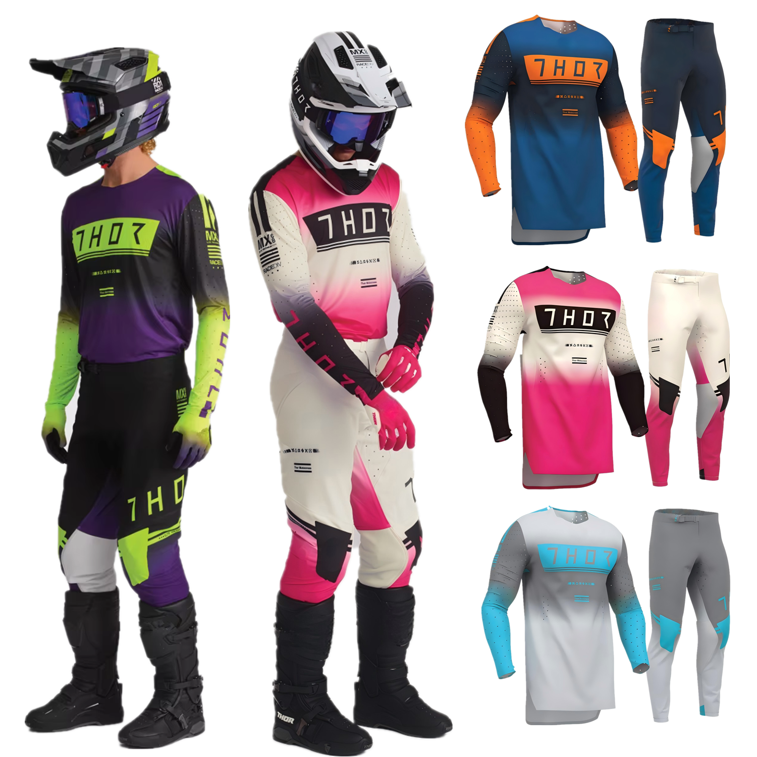 2026.5 プライムプロモトクロスギアセットエンデューロジャージとパンツ MX レースコンボ DH ダートバイクギアセットオフロード ATV モトスーツ