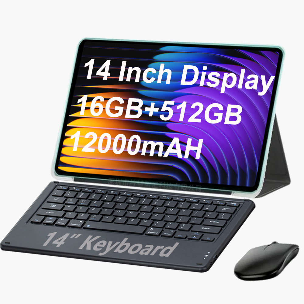 Nenmone Mpad15 2 in 1 タブレット ラップトップ 14 インチ Android 15 オクタコア 14 インチ タブレット 16 ギガバイト RAM 512 ギガバイト 4 グラム wifi デュアル スピーカー 12000 Mah バッテリー