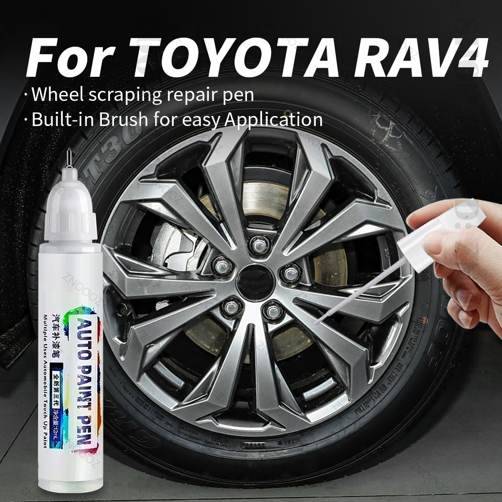 トヨタ RAV4 タッチアップペイントホイール修理キット迅速かつ簡単なホイール傷修復リムペイント車のホイール修理シルバーブラック