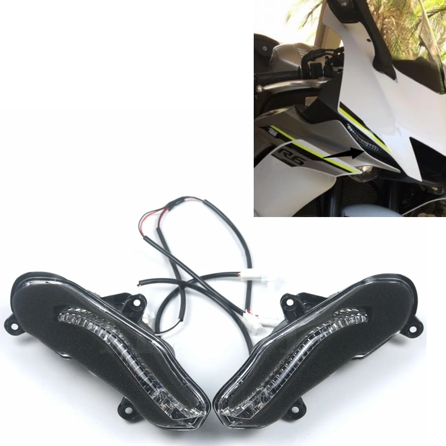 ヤマハ YZFR6 YZF R6 2017 2018 2019 2020 2021 2022 2023 オートバイフロントヘッドライトヘッドライトランプヘッドランプアセンブリ YZF-R6