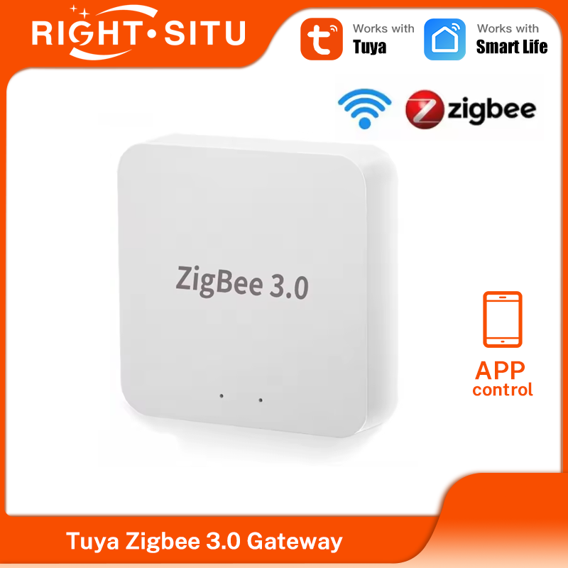 Tuya Zigbee 3.0 ゲートウェイ ハブ スマート ホーム ワイヤレス ブリッジ スマート ライフ APP リモート コントロール オートメーション デバイス