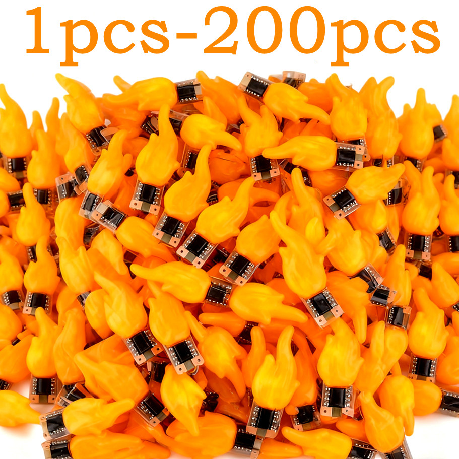 DC 3V-5V LED COB フラッシュキャンドルエジソン炎ウォームホワイト 2200K LED フィラメントダイオード DIY クリスマスパーティー装飾 1 個 30 個 100 個