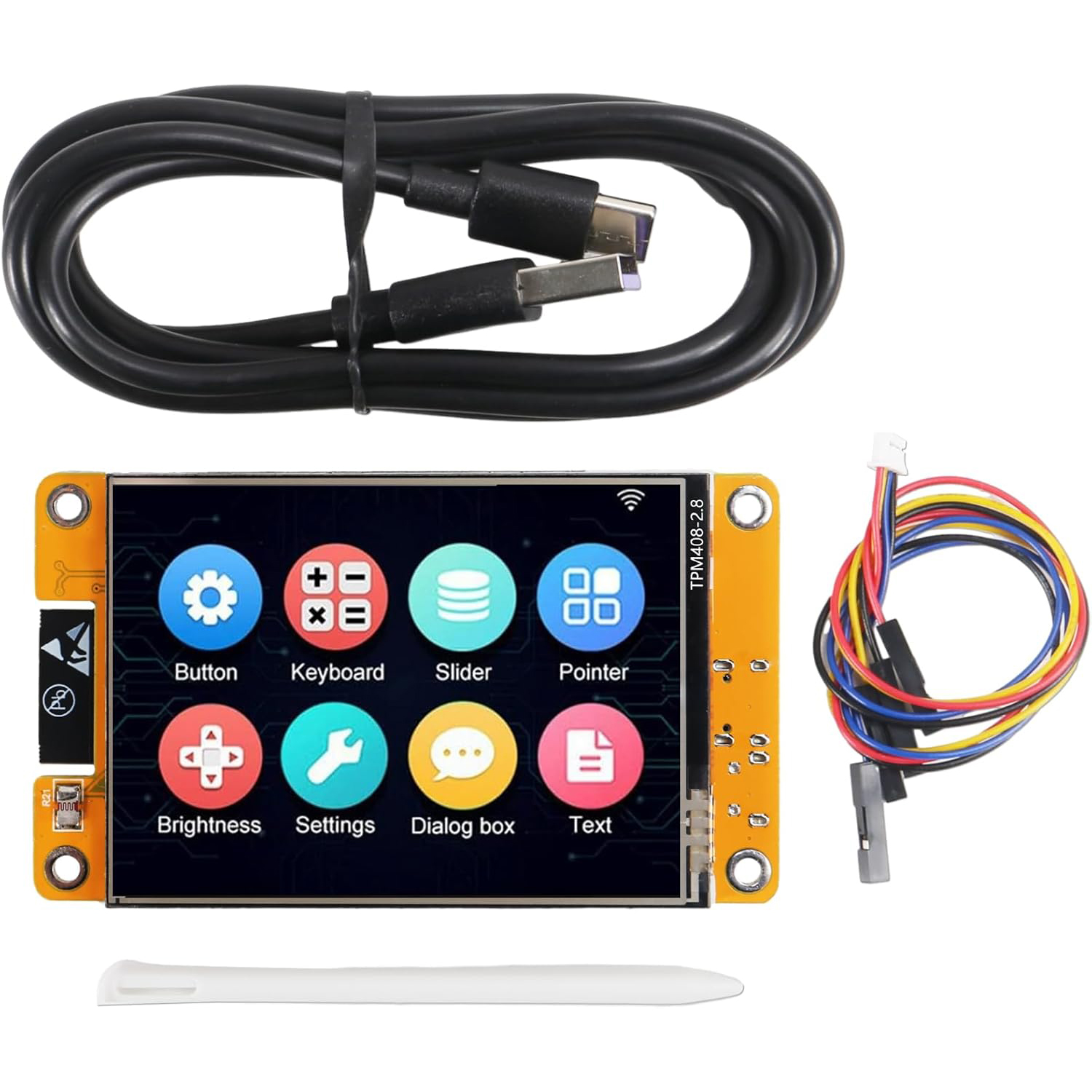 ESP32 タッチスクリーン 2.8 インチ TFT LCD ディスプレイ ESP-WROOM-32 st7789 抵抗膜タッチモジュール 240*320 ESP32-2432S028R Bluetooth WIFI