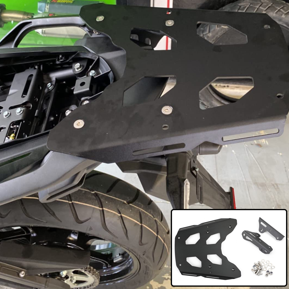 カワサキ Versys 650 荷物ラック KLE650 2022 2023 KLE 650 アクセサリーモトトップケースリアキャリアサポート棚ホルダーブラケット