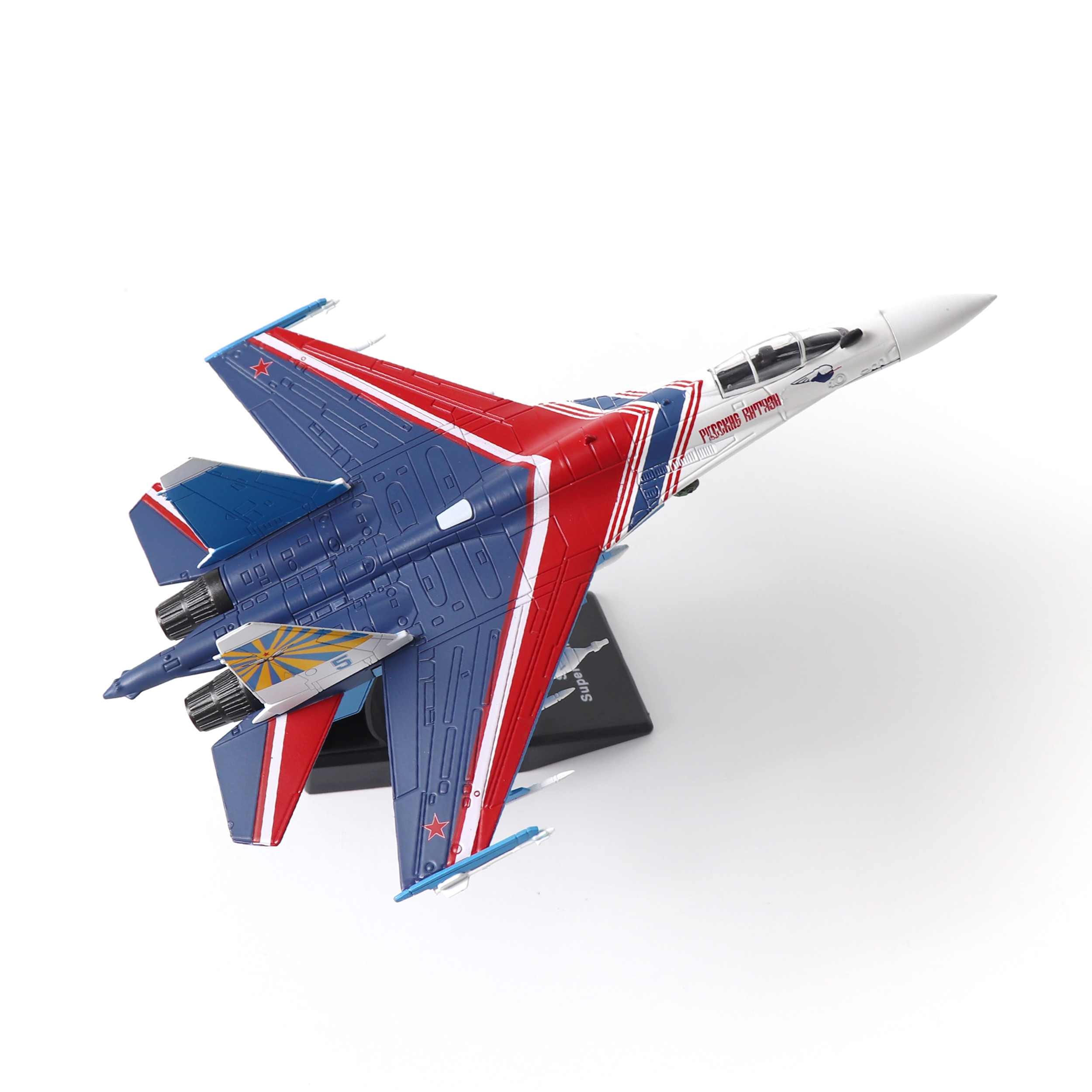 SU35-戦士戦闘機モデル 1:100 ダイキャストメタル軍用機航空機グッズギフト