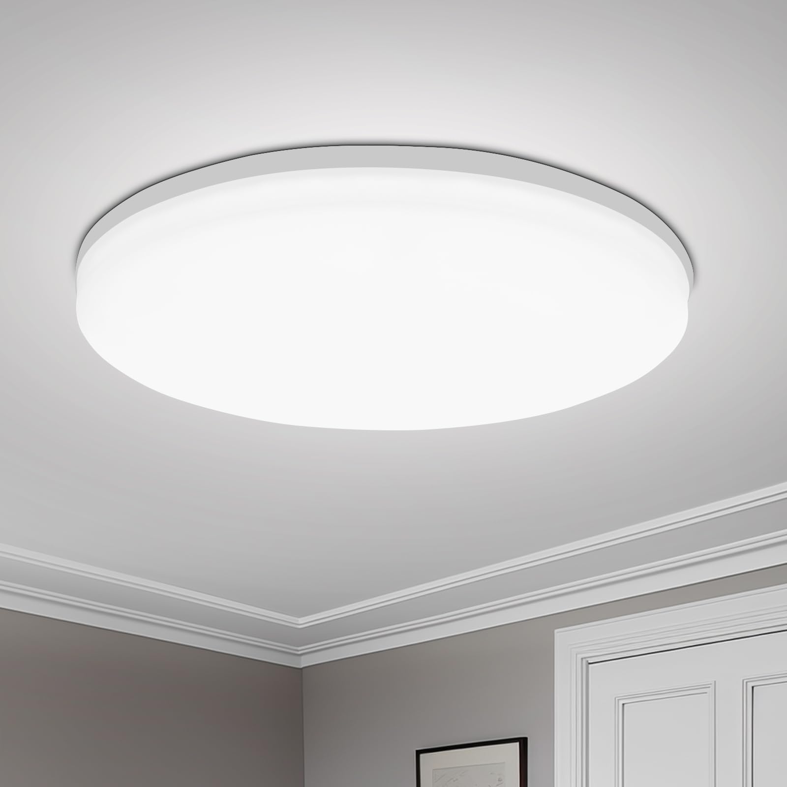 ラウンド LED シーリングライト現代の家の装飾天井照明器具 18/24/36/48 ワットリビングルーム寝室屋内キッチン照明