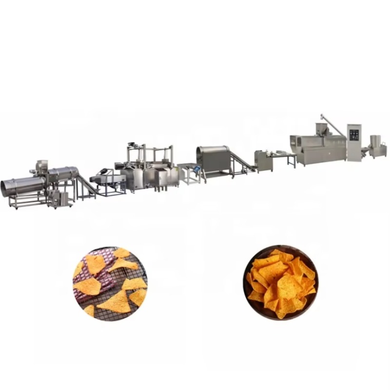 揚げラッパ スナック押出押出機コーンチップ自動生産製造機械二軸押出機連続揚げ
