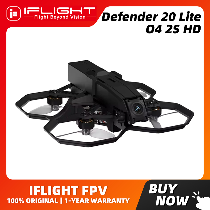 iFlight Defender 20 Lite O4 2S HD Cinewhoop ドローン BNF、FPV パーツ用 O4 エアユニット付き