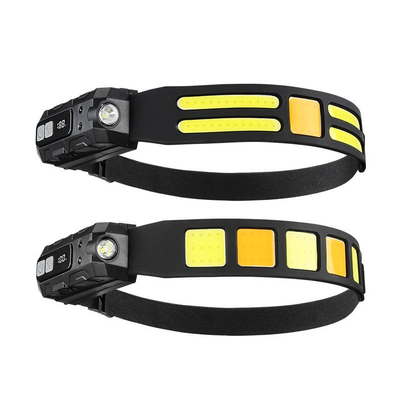 LED ヘッドランプ安全ヘルメット充電式ヘッドランプ懐中電灯ワイドビームヘッドライトハード帽子セキュリティ保護ツール