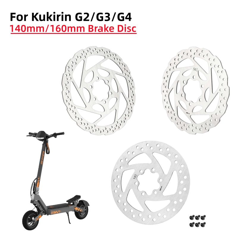 140mm 160mm Brake Disc For Kukirin G2 G2 Master G2 Max G3 G3 Pro G4 Electric Scooter Hydraulic Disc Brake Rotor Parts