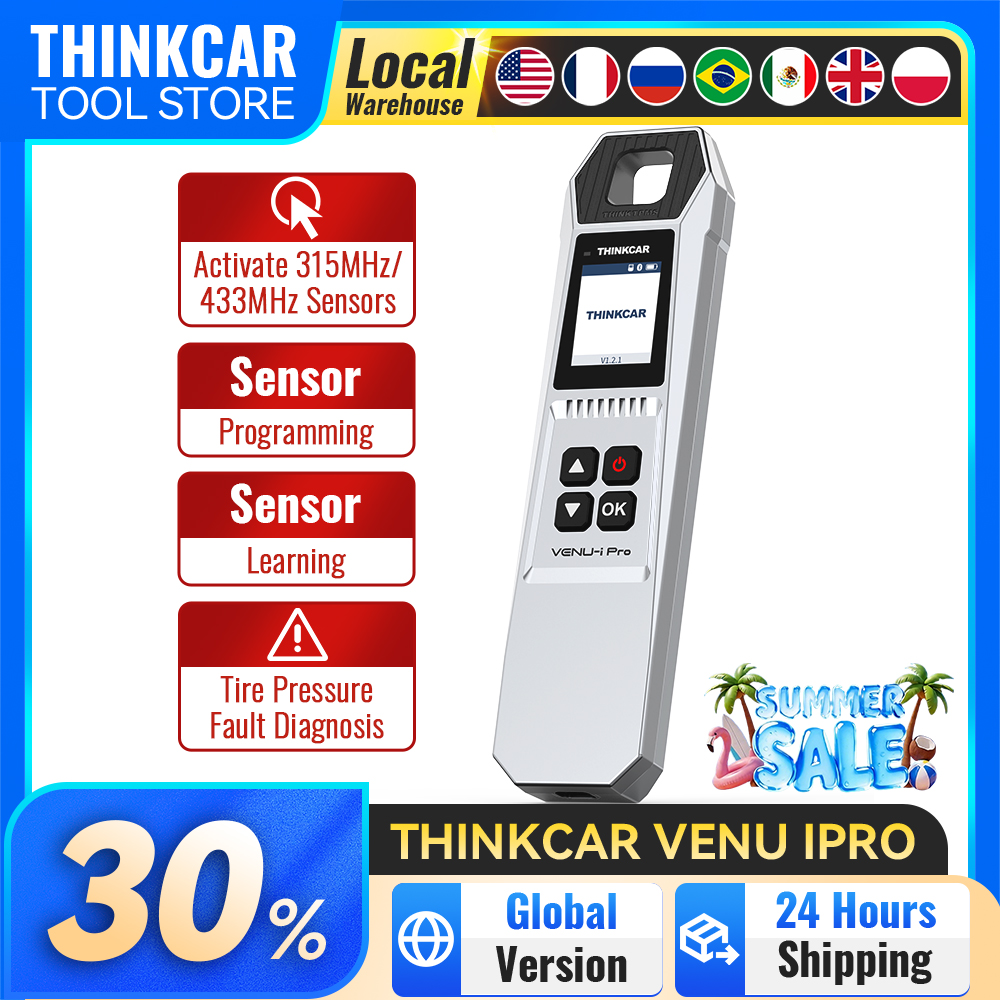 THINKCAR VENU IPRO OBD 自動車タイヤ空気圧監視センサー TPMS 再学習活性化プログラミング車 TPMS 診断ツール