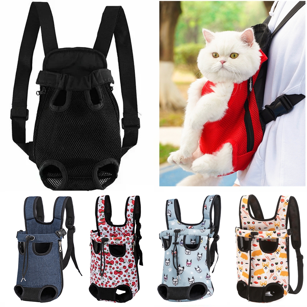 調節可能な猫キャリアバッグペットダブルショルダーバックパックポータブルバッグアウトドア旅行キャンプハイキング猫バッグ犬バッグ