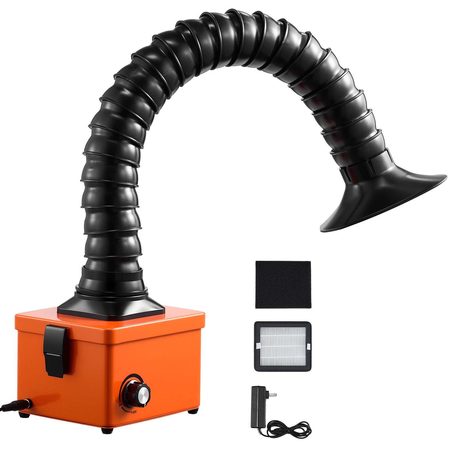 SucceBuy はんだヒューム抽出器 40W ブラシレスはんだ吸煙器 2 段階フィルター付き