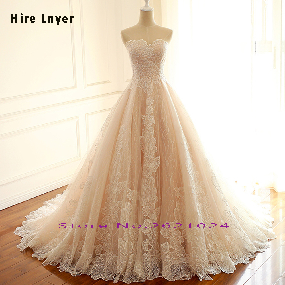 新着オフショルダー 恋人ネック スパンコール レース ウェディング ドレス A ライン Vestidos De Novia