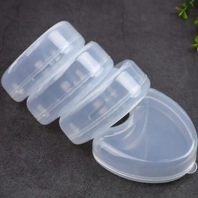 50 個歯科リテーナー矯正マウスガードコンテナ歯科器具ケース保護ブレースプラスチック口腔衛生用品