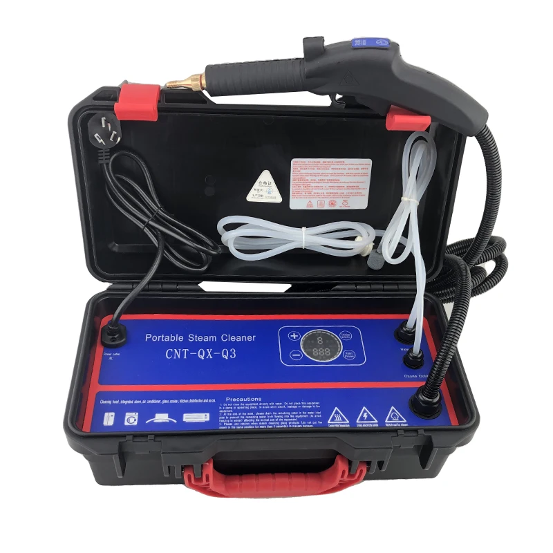 110 V/220 V 3500 ワット/1700 ワット高温高圧スチームクリーナーエアコンキッチンランプブラックマシン商業