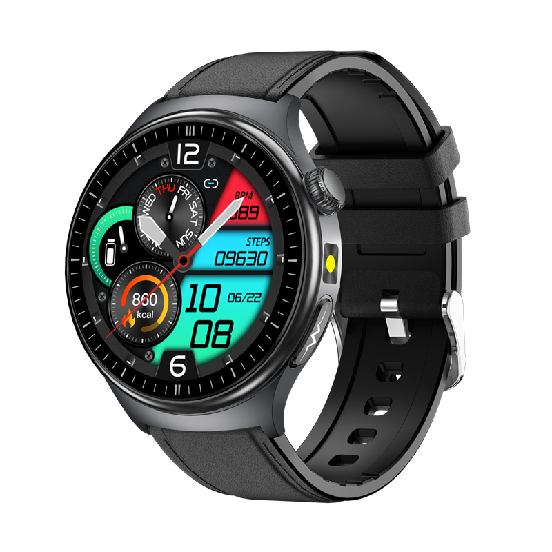 男性 TK27 スマートウォッチ AMOLED ECG 健康モニタリング屋外懐中電灯 Bluetooth 通話スポーツフィットネストラッカースマートウォッチ