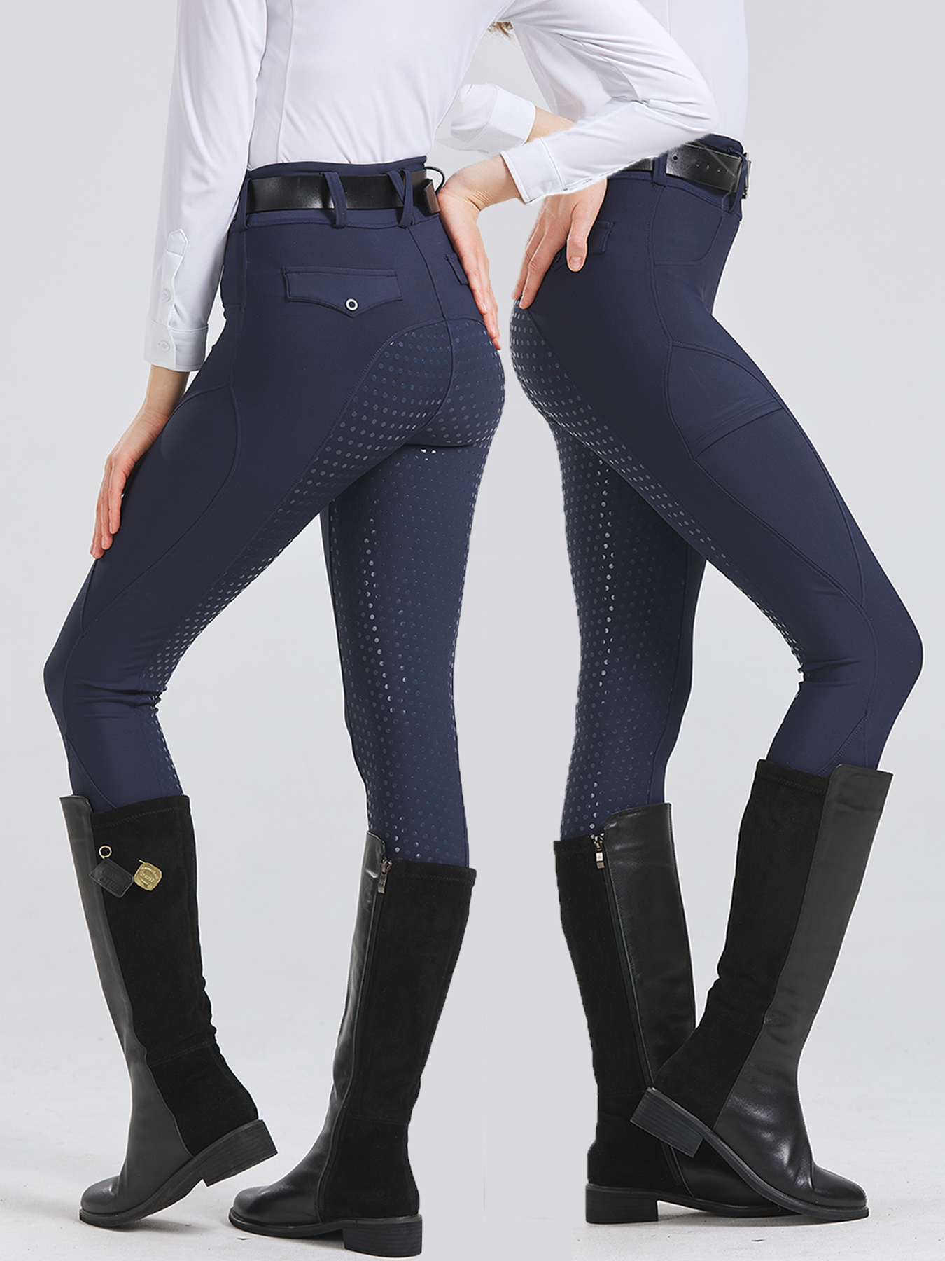 プロの乗馬パンツシリコン滑り止め速乾性タイトフィットサイクリングスポーツパンツ馬術試験用