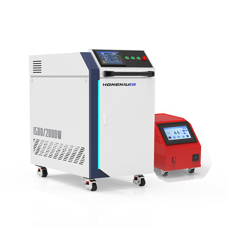 HN Laser 3000W 4-in-1 ハンドヘルドレーザー洗浄機、溶接、切断、錆除去、表面洗浄用 - 工業グレード