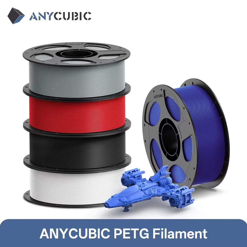 ANYCUBIC フィラメント PETG 3D プリンタフィラメント 1 キロ/ロールマルチカラー 1.75 ミリメートルプラスチック 3D 印刷 Kobra 3 コンボ S1C 3D プリンタ用