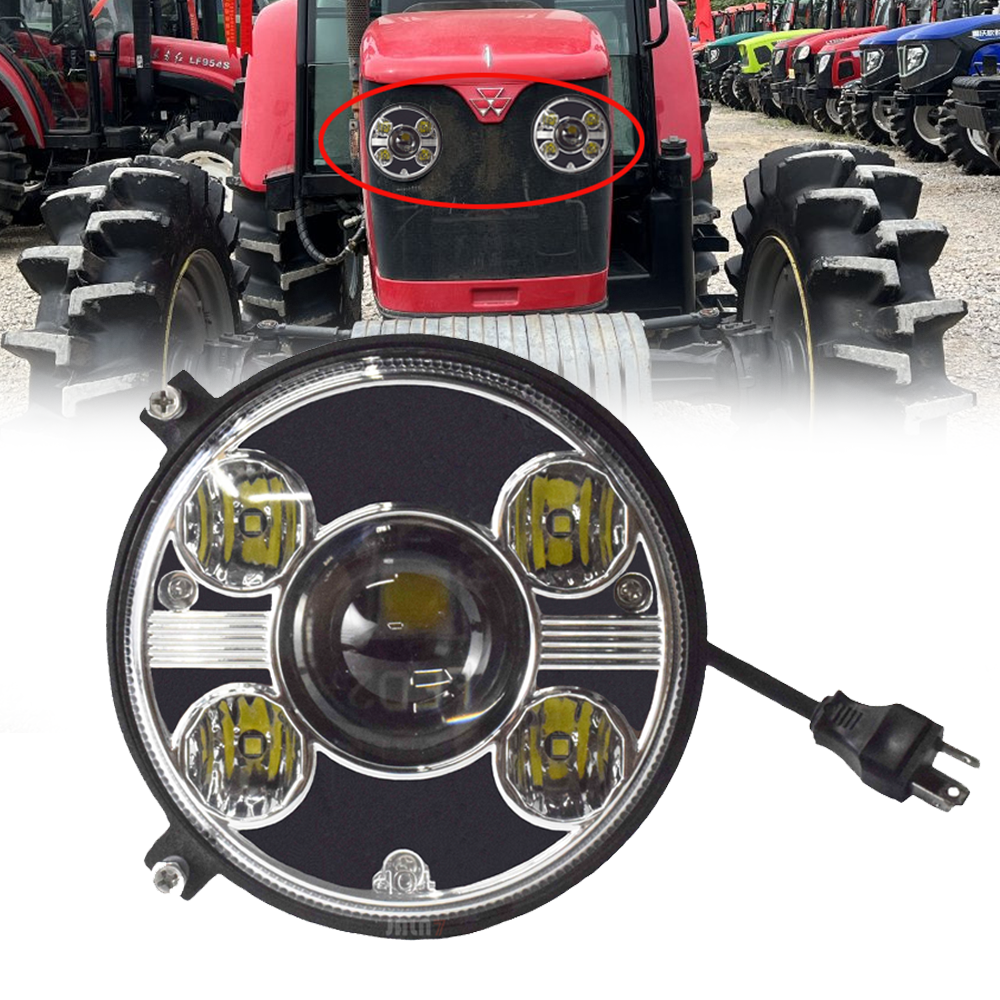 JALN7 マスファーガソン LED ヘッドライトトラクター Fen dt Deere 3 タブ固定点 400 700 800 900