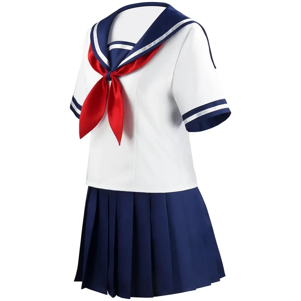 新しいヤンデレシミュレーター彩乃愛志コスプレ衣装日本の学校セーラー制服 2026