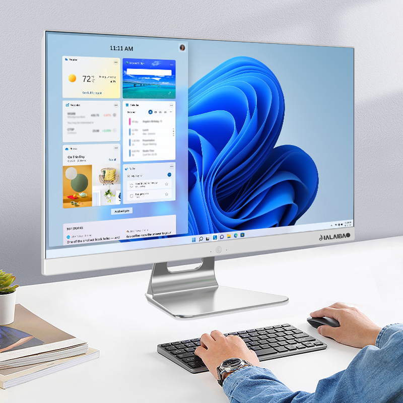 OEM 工場 23.8 27 インチ I5 オールインワン PC バッテリー付きオールインワンデスクトップオフィスコンピュータ PC