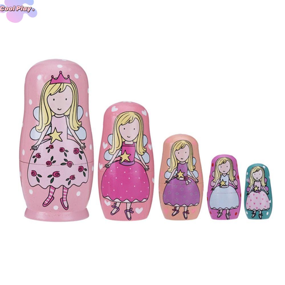 クラフト用品家の寝室の入れ子人形マトリョーシカ人形のおもちゃ木製ロシアの入れ子人形ロシアの入れ子スタッキング人形