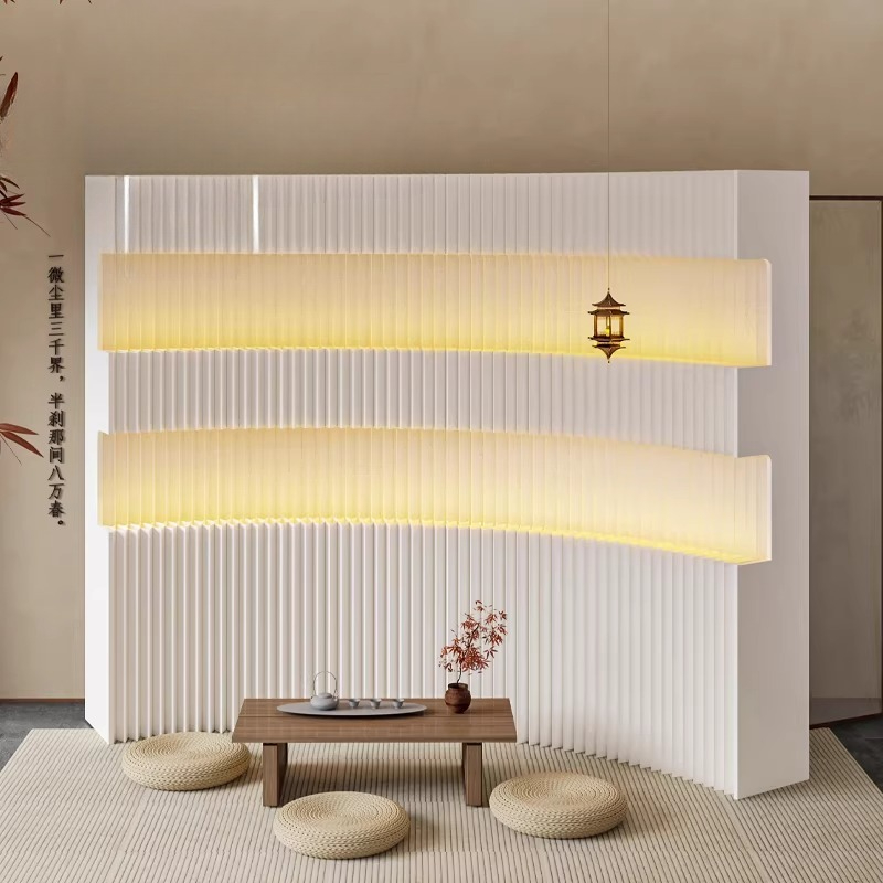 folding Paper screen partition false wall office beauty salon partition  room divider screen  파티션 자바라 wall dividers