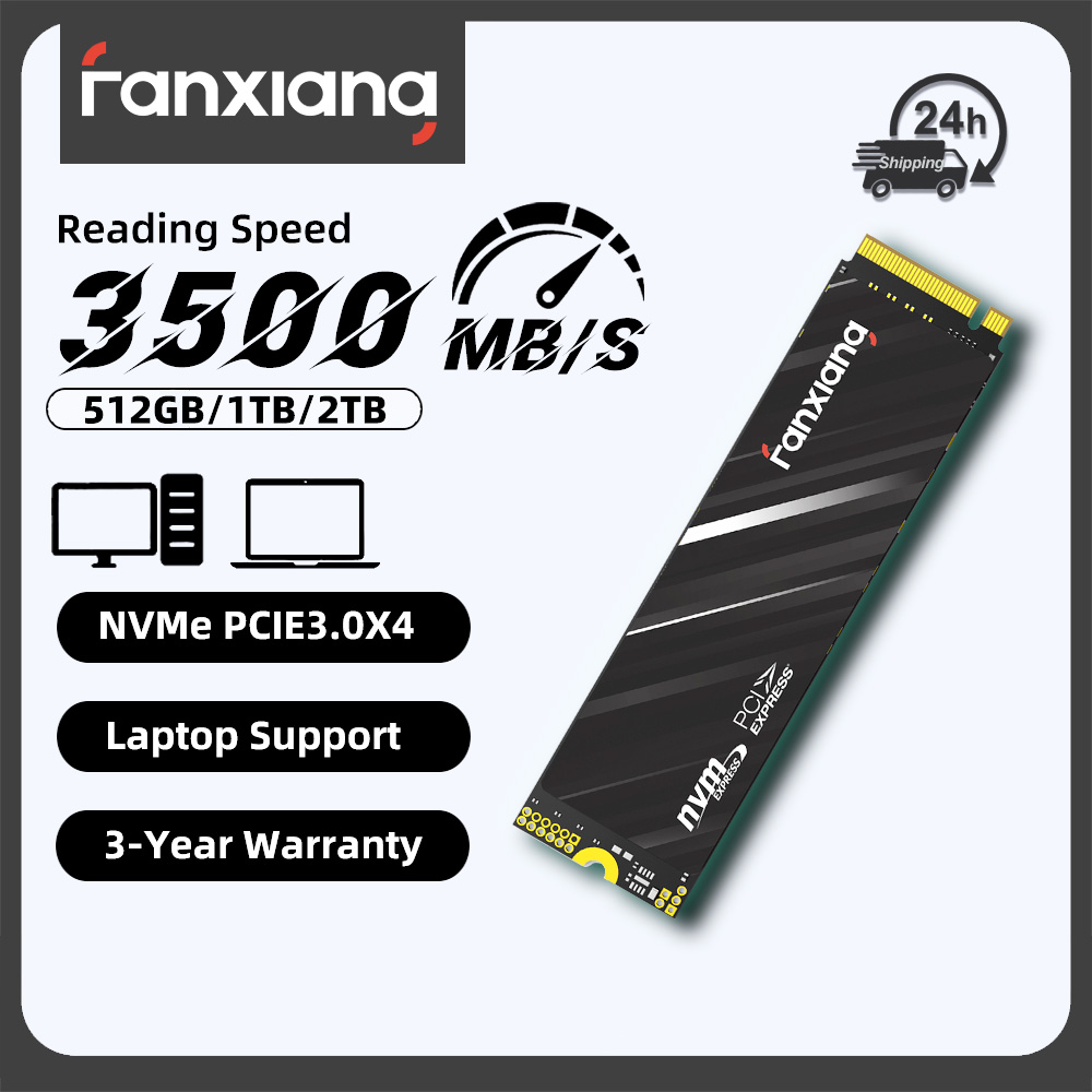 Fanxiang S501Q 3500 メガバイト/秒 M.2 SSD ハードディスク 512 ギガバイト 1 テラバイト 2 テラバイト PCIe 3.0 NVMe M2 SSD 内部ソリッドステートドライブラップトップデスクトップ PC 用