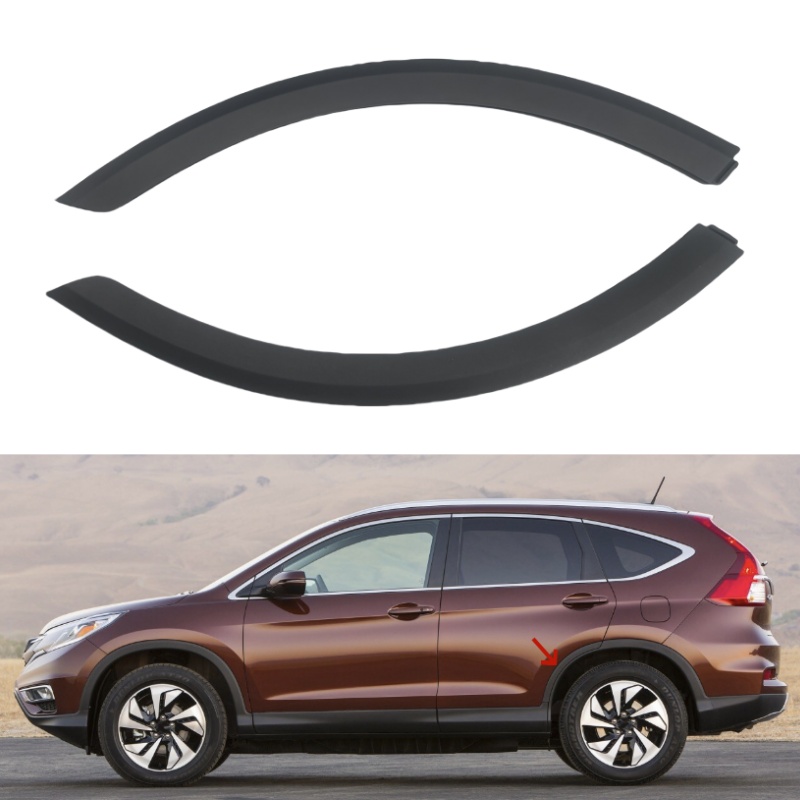 車の後部ドアエッジホイール眉毛成形トリムホンダ CR-V CRV 2012 2013 2014 2015 2016 カーアクセサリー 75395-T0A-A01