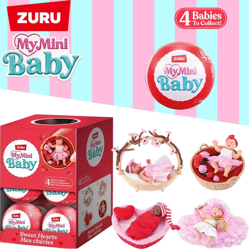 Zuru 5 サプライズシリーズマイミニベイビー 5 サプライズ人形グッズミステリーカプセルミステリーおもちゃグッズミニチュアおもちゃ
