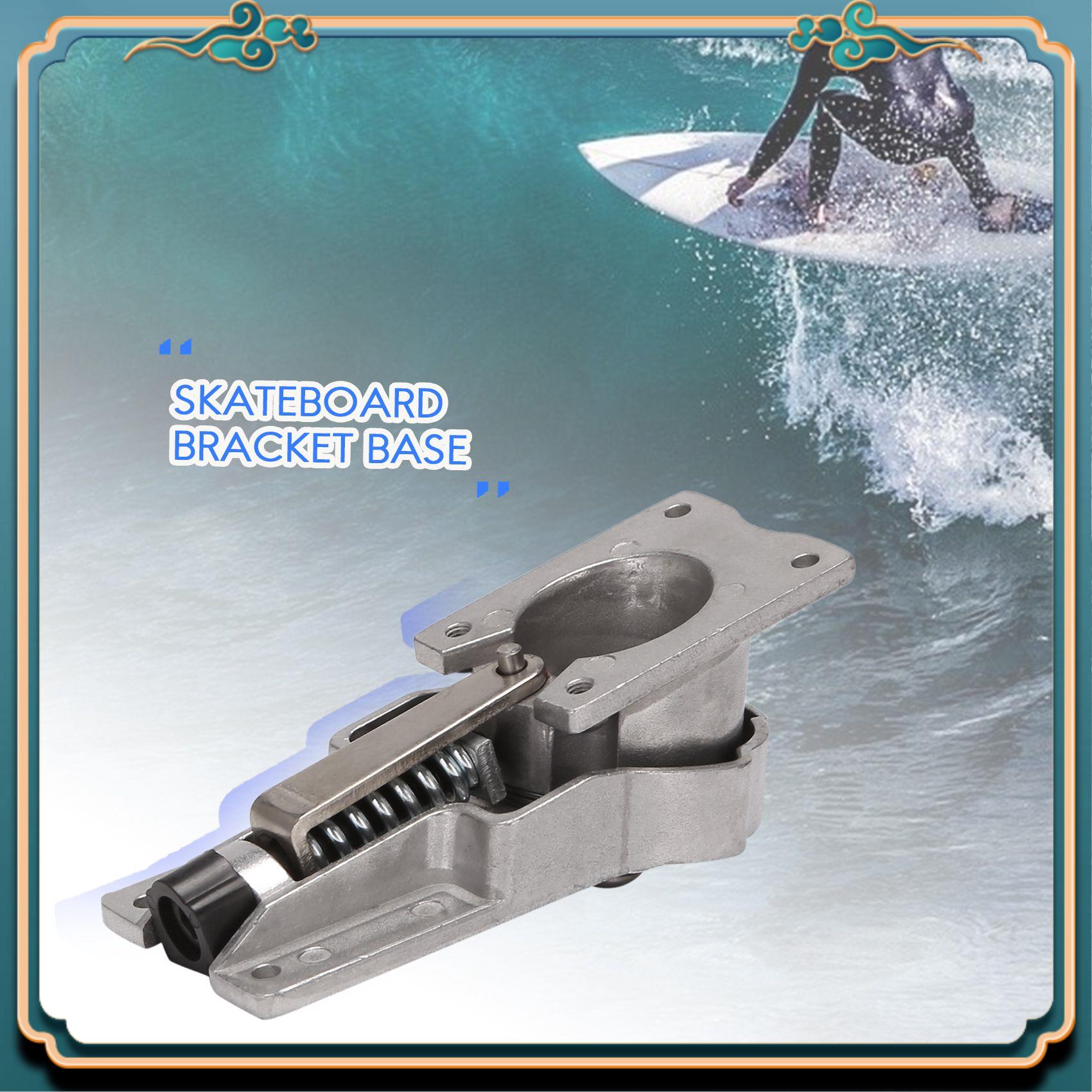 Latest Arrival Surf Skate Trucks Alloy 7-Inch Land Surfboard Skateboard Bracket Base Black C7 Bridge Spring Bracket
